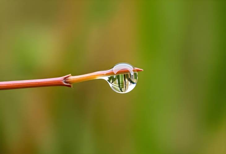 Natures Jewel A CloseUp of Water Droplets